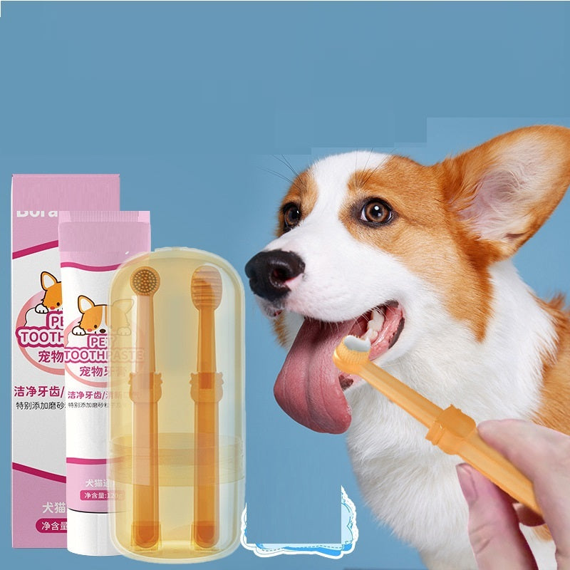 Pet Cleaning Care Dog Cat Toothbrush