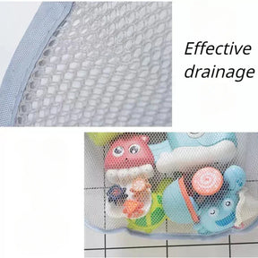 Baby Bath Toys Organizer Quick Dry Toddlers Mesh Net Bag for Bathroom Toy Storage Cartoon Shape Sand Beach Toys Storage Holder