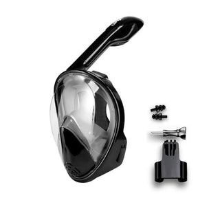 Scuba Underwater Hunting Diving Mask anti Fog Snorkel Mask Breathing for Gopro Camera Men Women Full Face Mask Adult