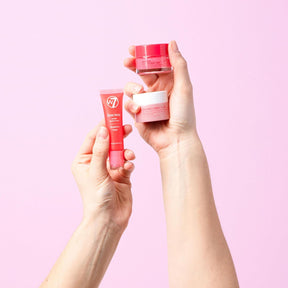 Sweet Dreams Lip Care Trio - 3 Piece Set - Overnight Lip Mask, Lip Balm & Lip Scrub - Strawberry