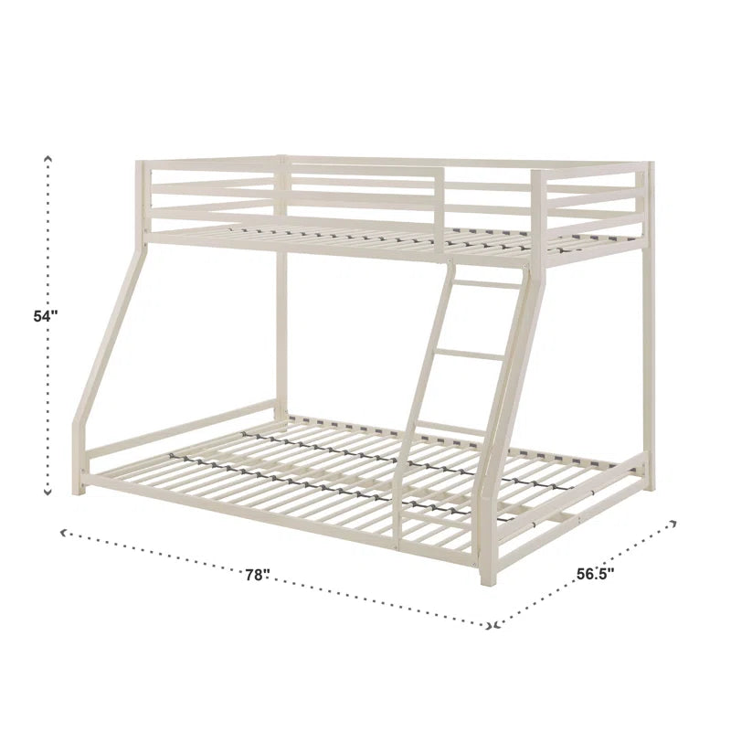 Kutcher Kids Twin over Full Standard Bunk Bed by