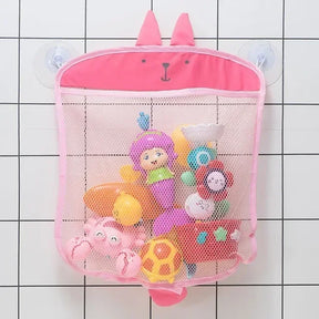 Baby Bath Toys Organizer Quick Dry Toddlers Mesh Net Bag for Bathroom Toy Storage Cartoon Shape Sand Beach Toys Storage Holder