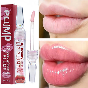 New Instant Lip Oil Plumper Volumising Moisturizing Lip Repairing Fade Lip Lines Brighten Lip Plumping Gloss Oil Lips Care 2024